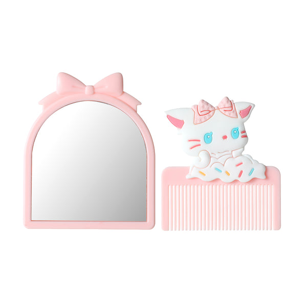 Lolita Tea Party Collection Mini Hair Brush & Mirror Set