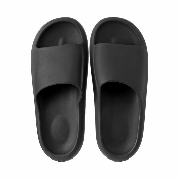 Candy Color Bath Slippers (41-42,Black)