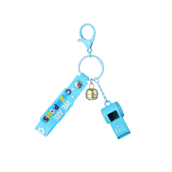 MINI FAMILY PENPEN FIFA COLLECTION Metal Whistle Keychain(Blue)