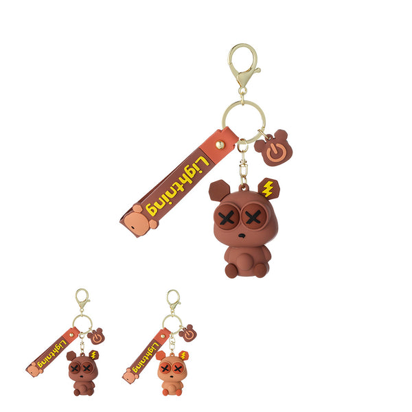 Stress Relief Funny Bear Keychain