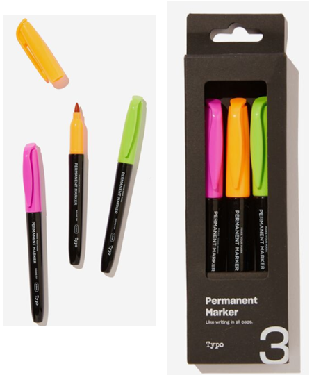 Marker (3 Pack)(Fluorescent)