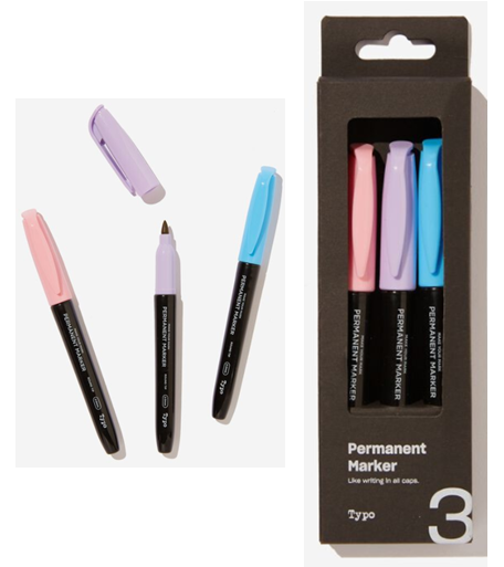 Marker (3 Pack)(Macaroon Colors)