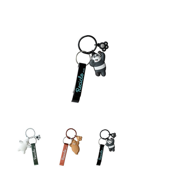 We Bare Bears Collection 5.0 Bottle Opener Keychain