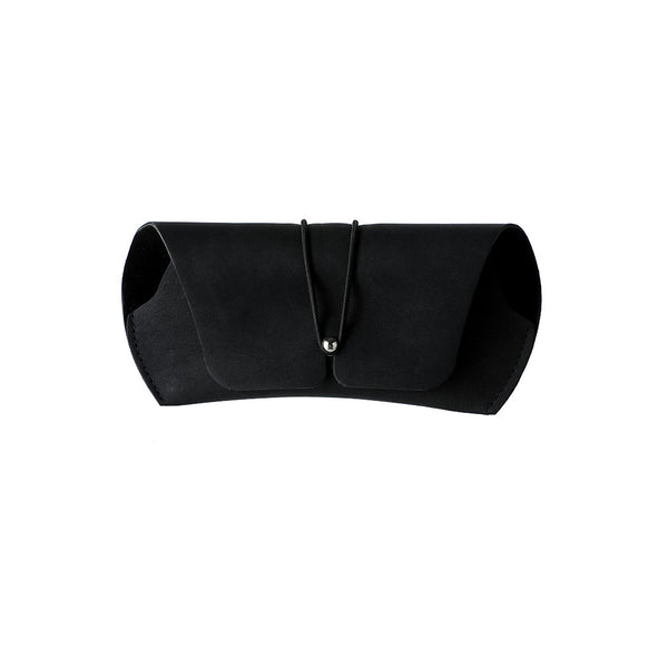 Portable Suede Fabric Eyeglass Case(Black)