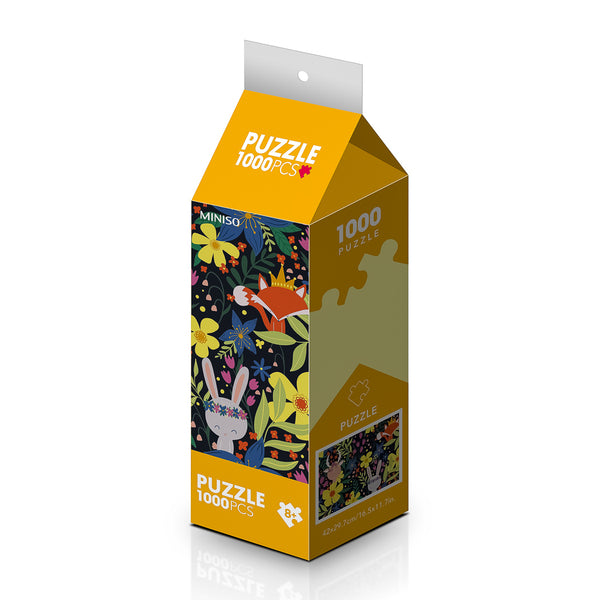 1000-piece Milk Carton Packaging Puzzle 42*29.7cm(Flowers & Plants)