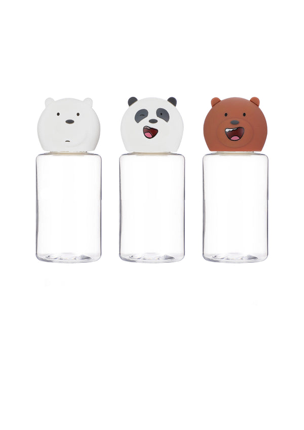 We Bare Bears Collection 5.0 Silicone Travel Bottles Set (3 pcs)