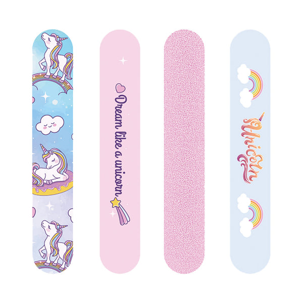 Unicorn Dream Colorful Nail File Set (4 pcs)