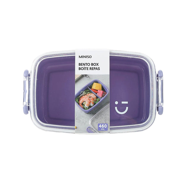 Portable Bento Box (460mL)(Purple)