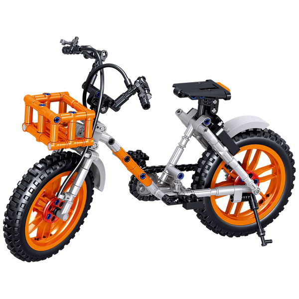 Bicycle Building Blocks Set(Orange 318 Pcs)