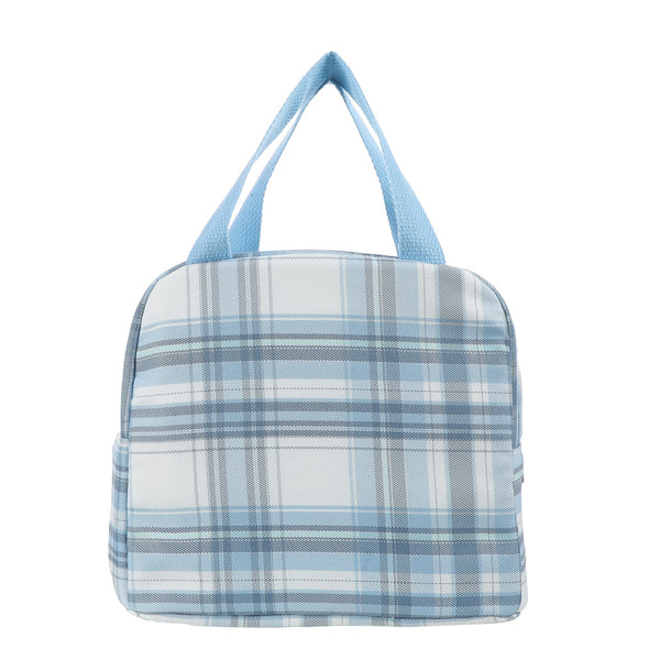 Classic Plaid Lunch Bag(Blue)