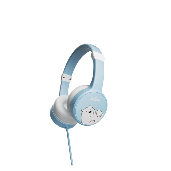 We Bare Bears Collection 3.5mm Wired Headset  Model: ML-112(Ice Bear)