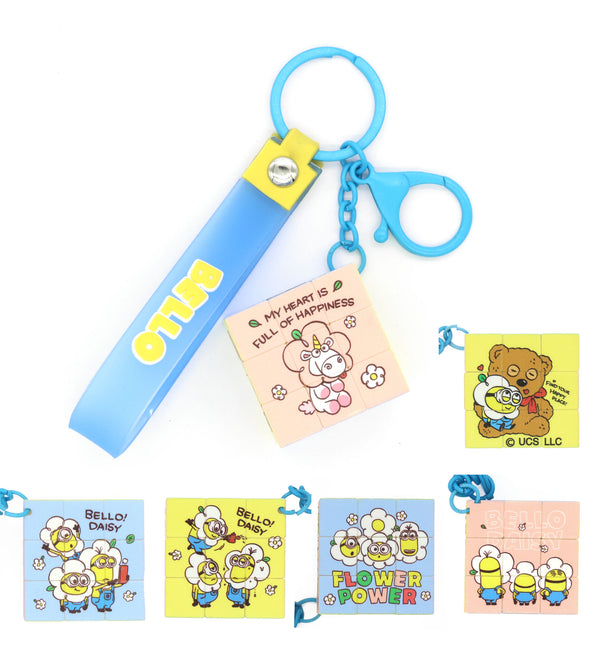 Daisy Minions Collection Cube Keychain