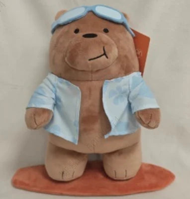 WE BARE BEARS SEASIDE MUSIC FESTIVAL 11in. Plush Toy(Surfing Grizz)