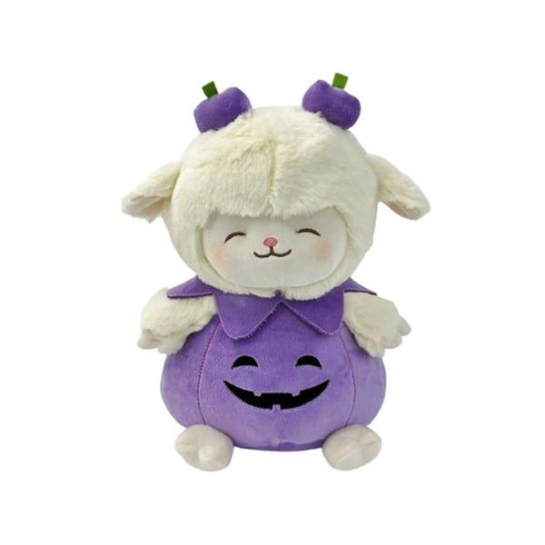 Mini Family Halloween Series 10in. Lamb Baa Plush Toy(Purple Pumpkin)