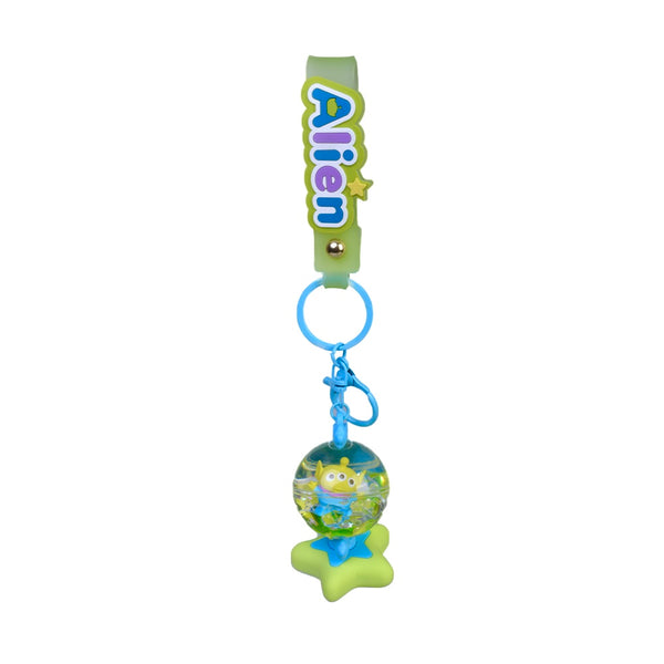 Disney Pixar Alien Collection Liquid Globe Keychain