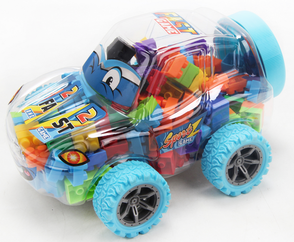 Big Building Blocks - Sports Car (Blue)