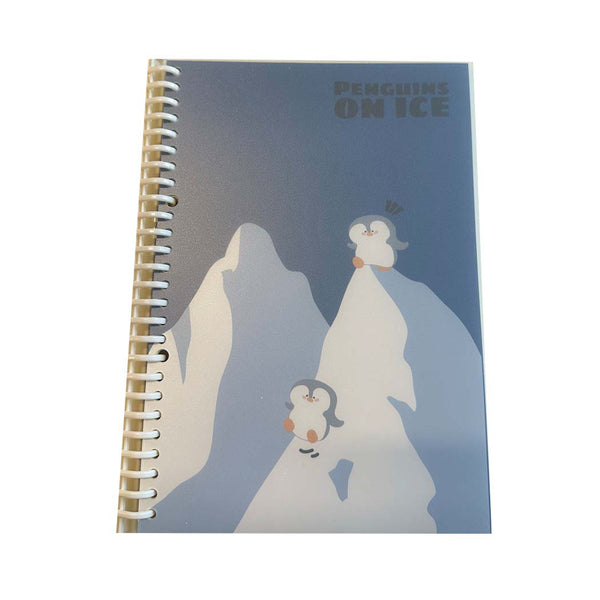 Mini Pen Series B5 Loose-leaf Wire-bound Book (Skiing, 80 Sheets)