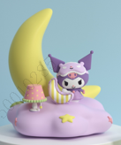 Kuromi Daydream Series LED Night Light