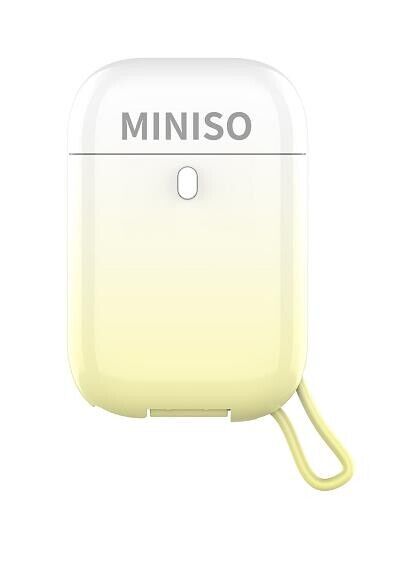 2000mAh Mini Power Bank with Cable  Model: W49(Lemon Yellow)