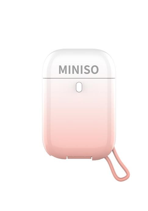 2000mAh Mini Power Bank with Cable  Model: W49(Sakura Pink)
