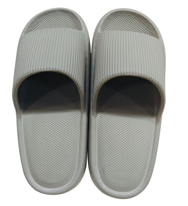 Classic Series Men's Bath Slippers(Light Gray,43-44)