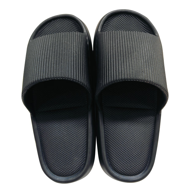 Classic Series Men's Bath Slippers(Black,41-42)