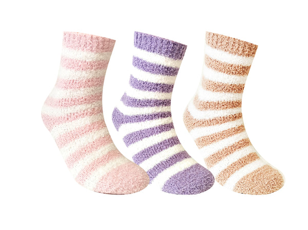 Basic Series Women's House Socks (Striped)