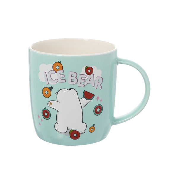 We Bare Bears Collection Dessert Series Two Cups and Two Spoons Set (350mL)(Blue)