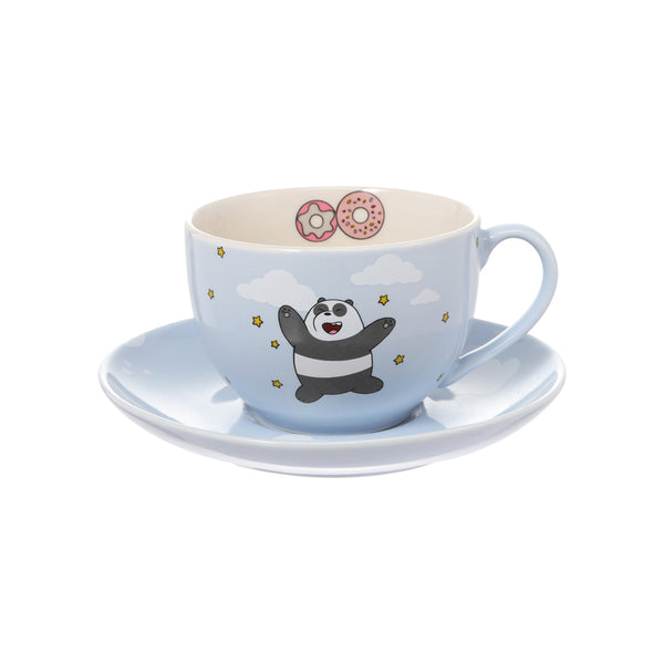 We Bare Bears Collection Dessert Series Ceramic Cup with Coaster (240mL)(Blue)