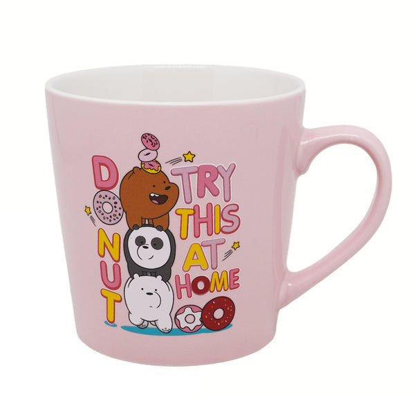 We Bare Bears Collection Dessert Series Ceramic Cup (470mL)(Pink)