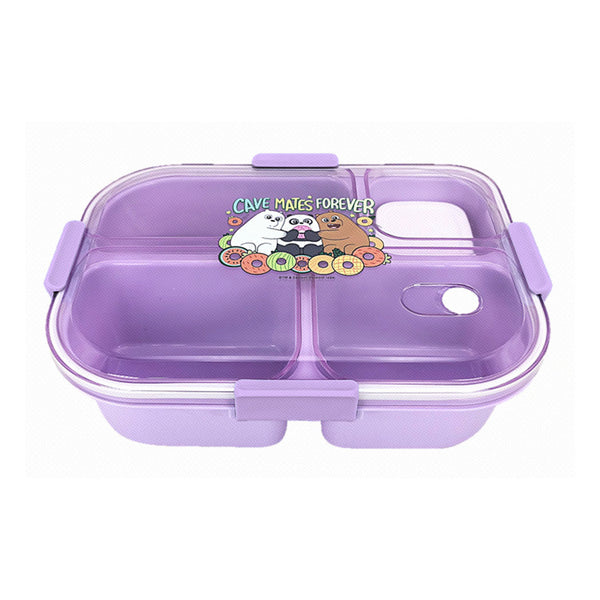 We Bare Bears Collection Dessert Series Lunch Box (1600mL)(Purple)