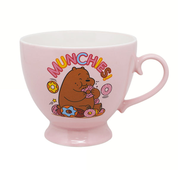 We Bare Bears Collection Dessert Series Ceramic Cup (380mL)(Pink)