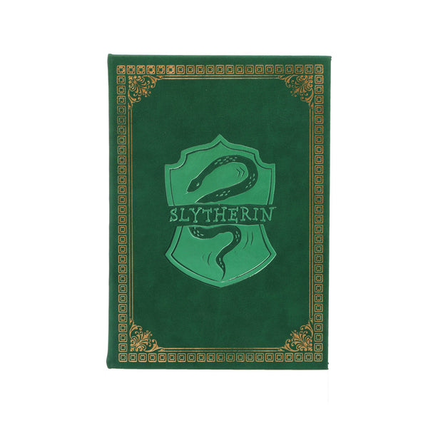 Harry Potter Collection Slytherin PU Hardcover Book with Striped Edges (208 Sheets)