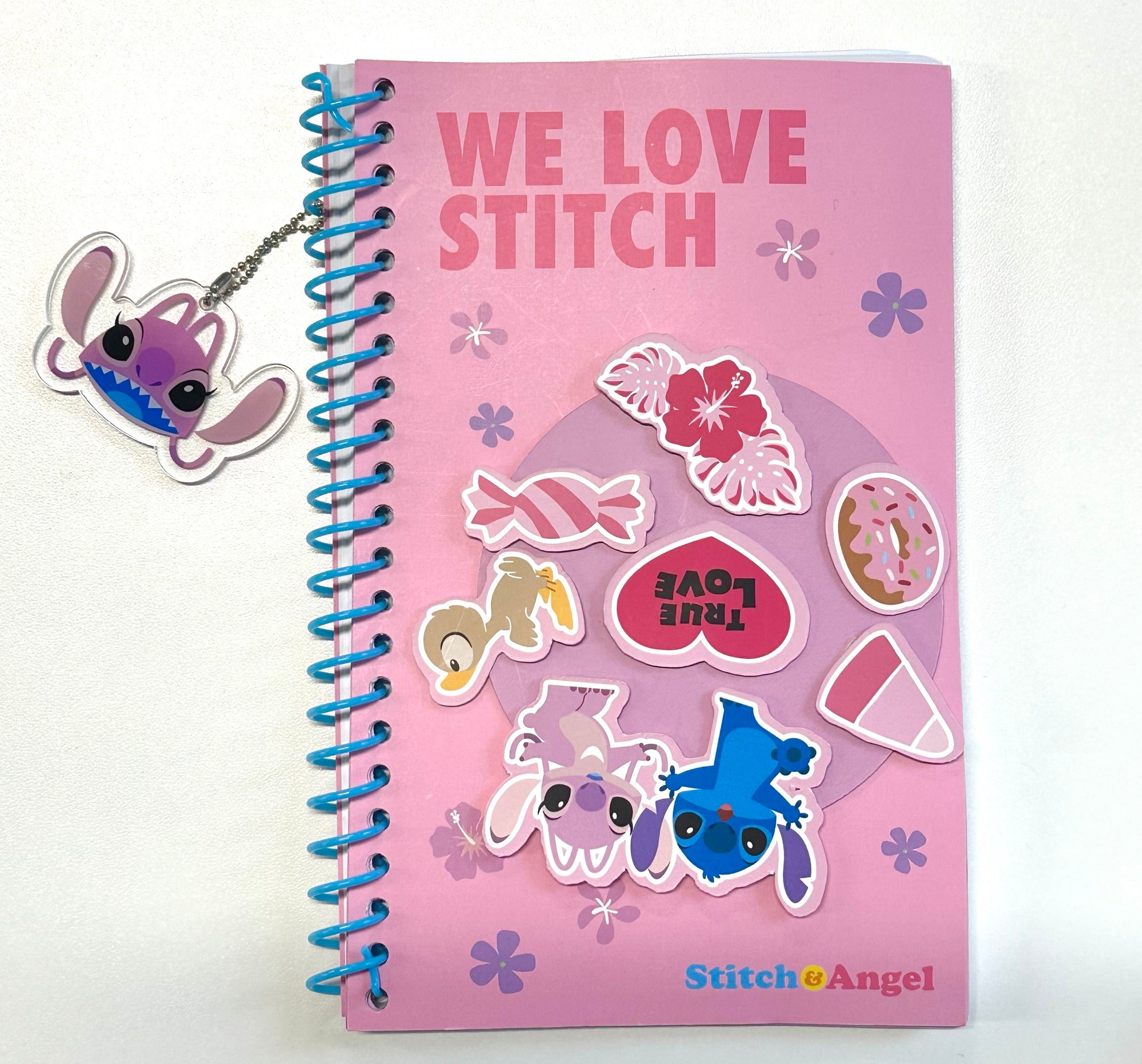 Disney Stitch Collection B6 Angel Rotating Wheel Wire-bound Book (60 Sheets) (PDQ) Disney Stitch Collection B6 Angel Rotating Wheel Wire-bound Book (60 Sheets) (PDQ)