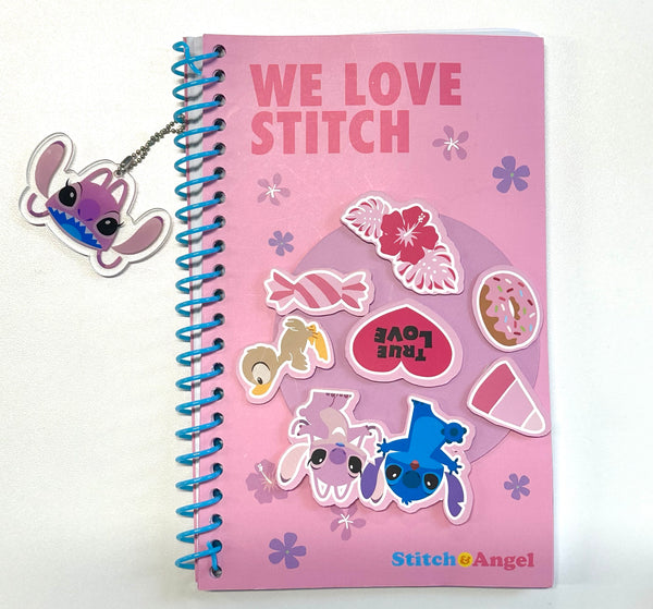 Disney Stitch Collection B6 Angel Rotating Wheel Wire-bound Book (60 Sheets) (PDQ)