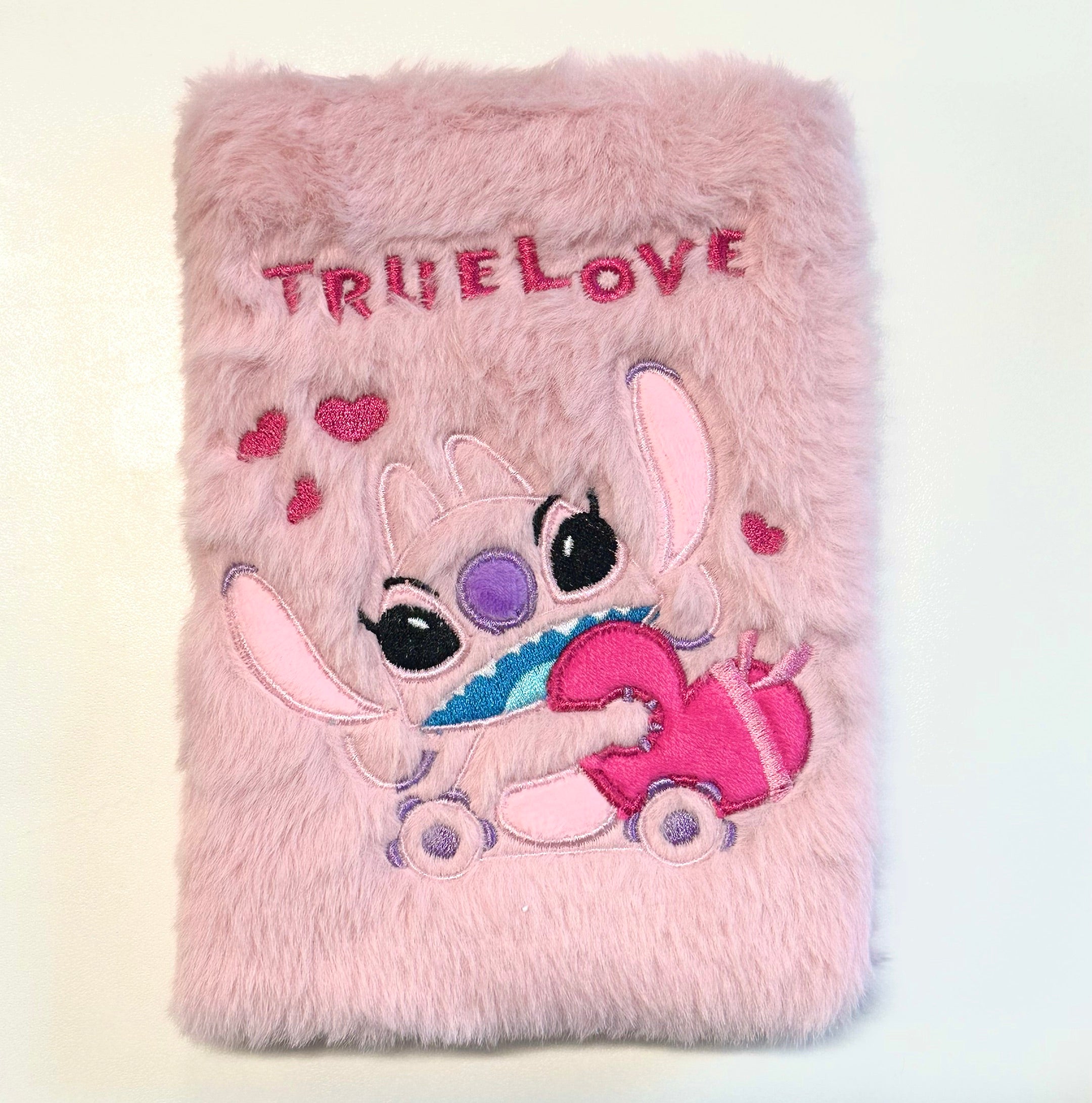 Disney Stitch Collection True Love Angel B6 Plush Hardcover Book (80 Sheets) PDQ Disney Stitch Collection True Love Angel B6 Plush Hardcover Book (80 Sheets) PDQ