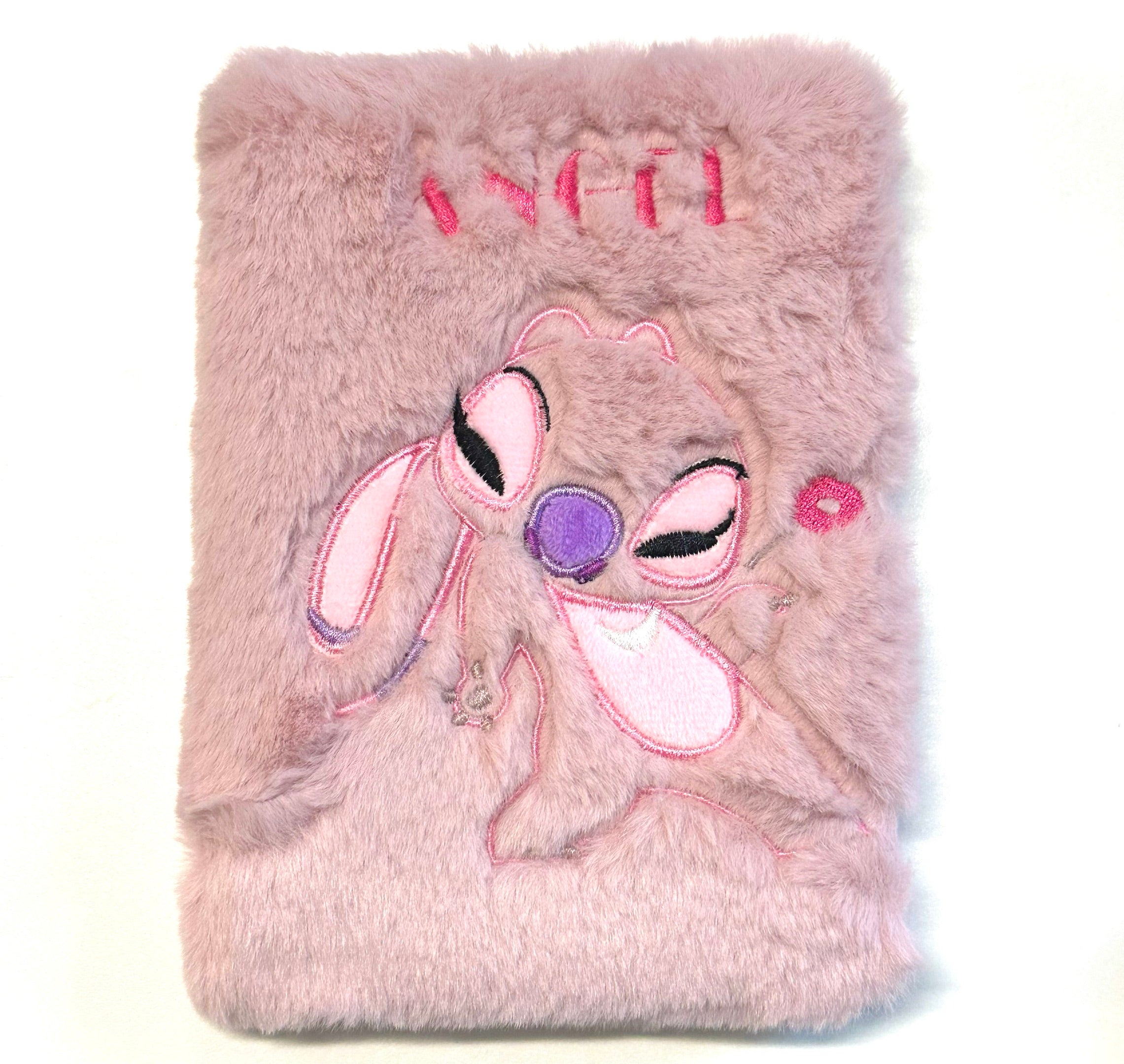 Disney Stitch Collection Angel B6 Plush Hardcover Book (80 Sheets) PDQ Disney Stitch Collection Angel B6 Plush Hardcover Book (80 Sheets) PDQ