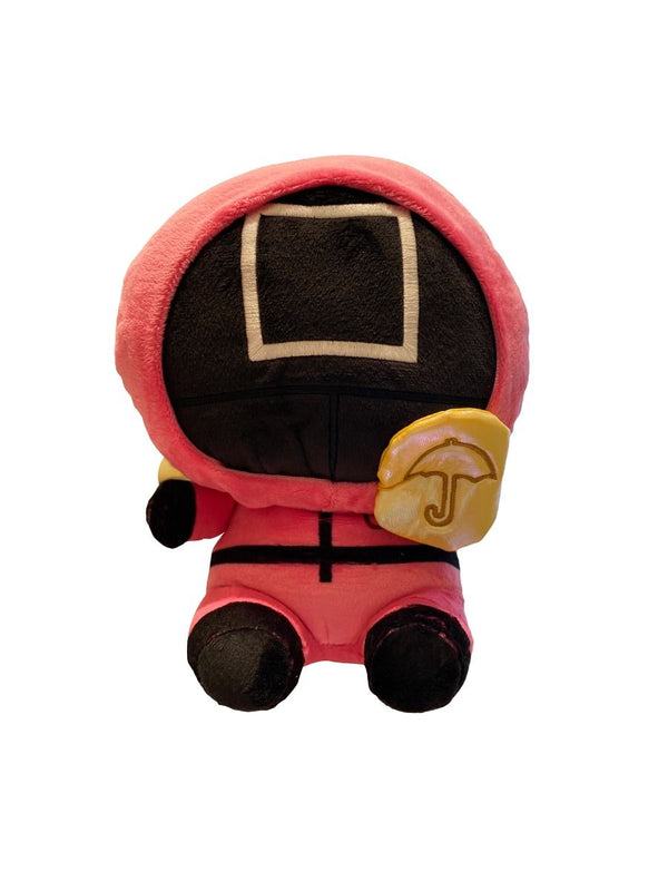 SQUID GAME Collection 10in. Red Guard Plush Toy (Square)