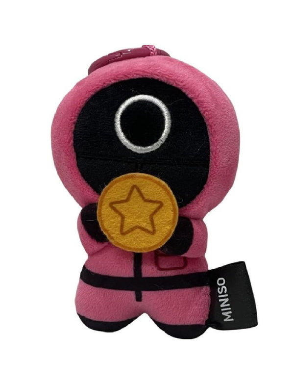 SQUID GAME Collection 4in. Red Guard Plush Pendant (Circle)