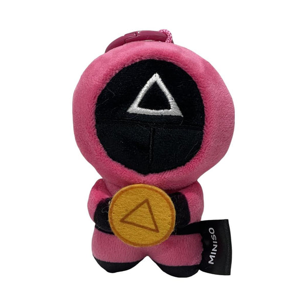 SQUID GAME Collection 4in. Red Guard Plush Pendant (Triangle)