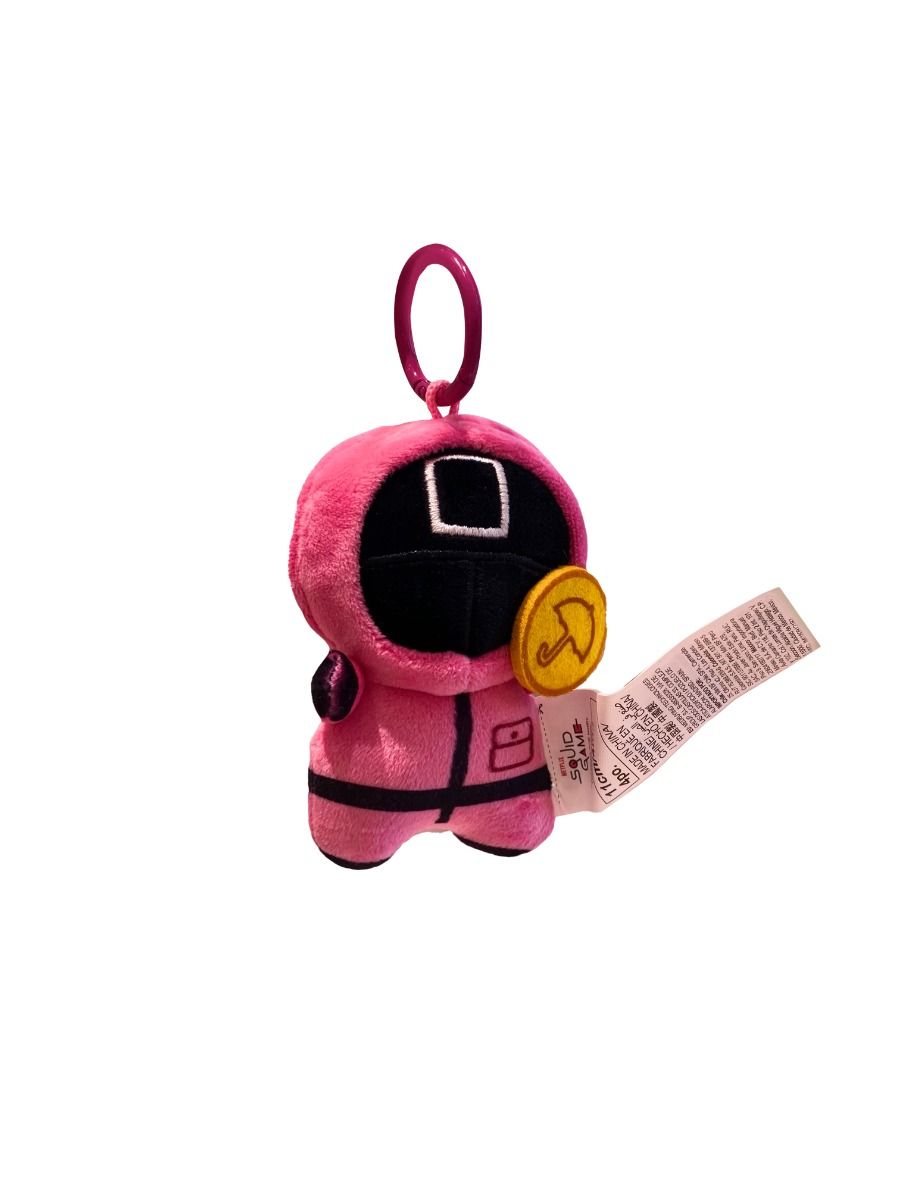 SQUID GAME Collection 4in. Red Guard Plush Pendant (Square) SQUID GAME Collection 4in. Red Guard Plush Pendant (Square)