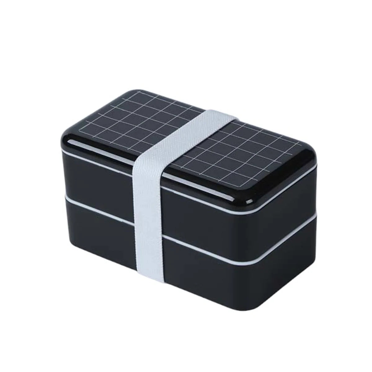 Black and White Collection Double-Layer Lunch Box 1000mL Black and White Collection Double-Layer Lunch Box 1000mL