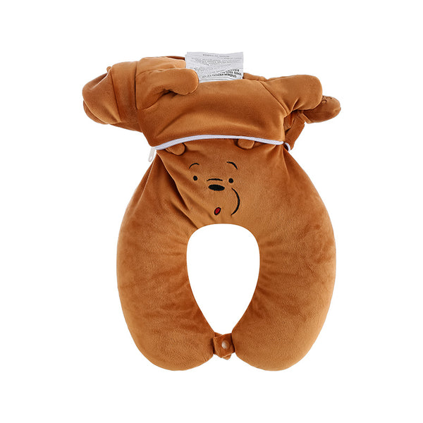 We Bare Bears Adjustable U-shaped Pillow (Grizzly)