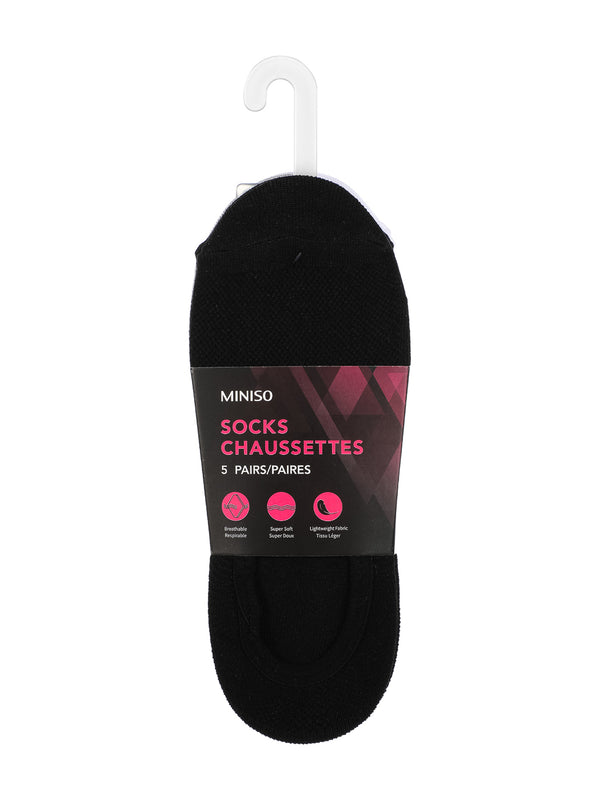 Women's No-show Socks?5Pcs?(Mesh)