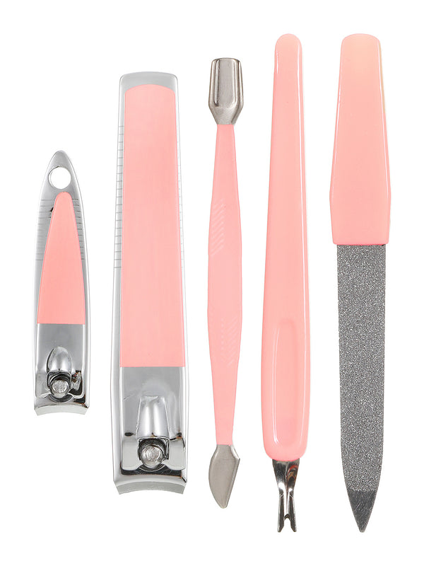 Zipper Manicure Set 5 PCS(Pink)