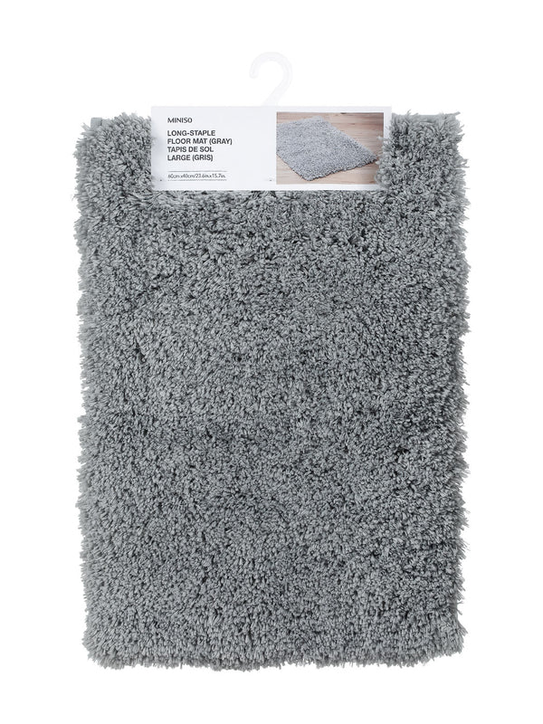 Soft Long-staple Floor Mat (Gray)