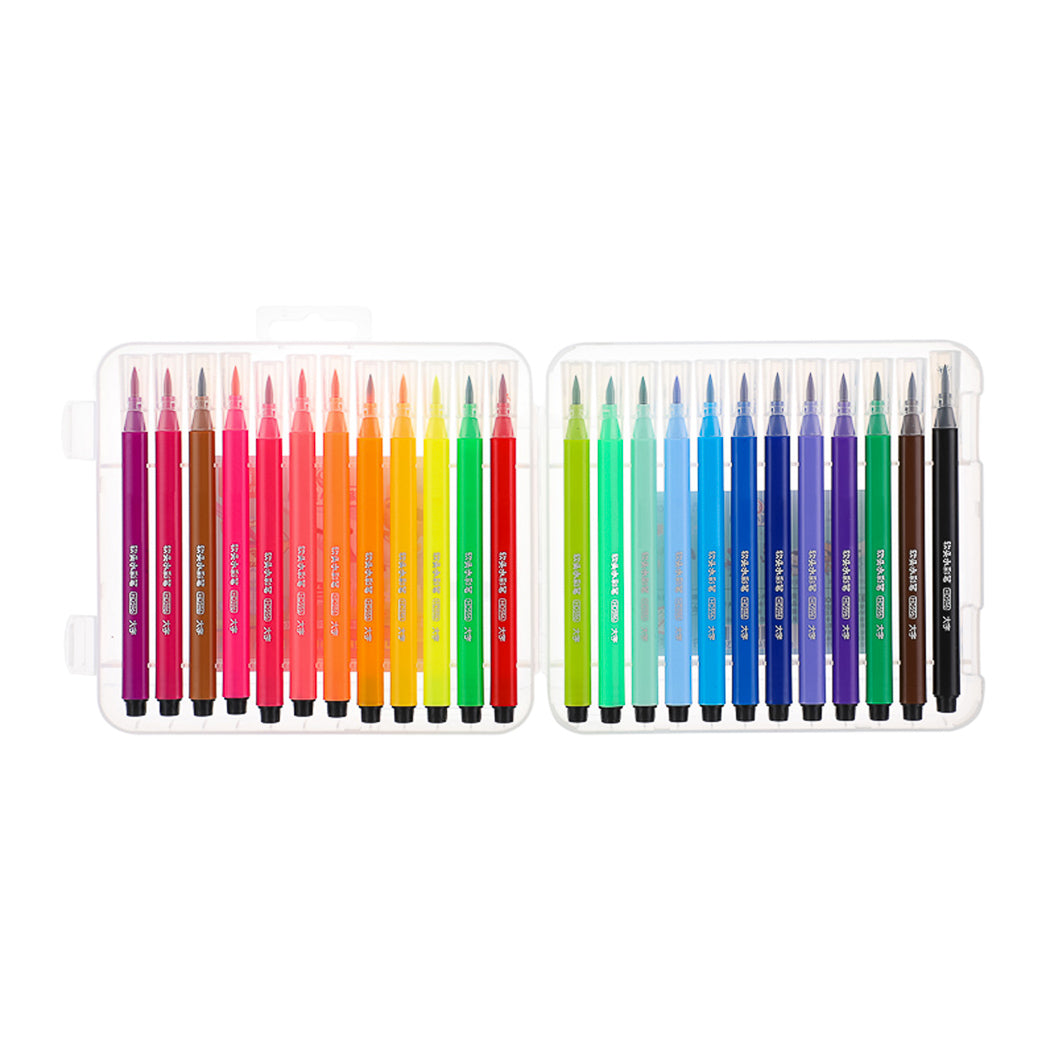 Watercolor Pens Set with Soft Tip (24 Colors) Watercolor Pens Set with Soft Tip (24 Colors)
