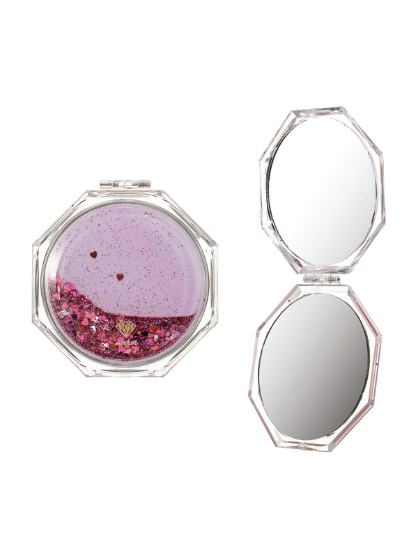 Illusion Collection Glittering Portable Mirror