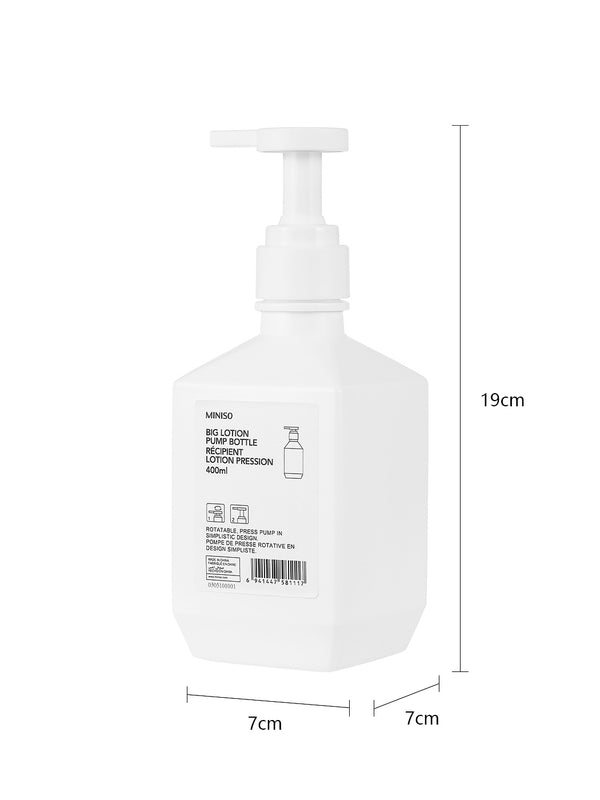 Large Press-type Lotion Container 400ml