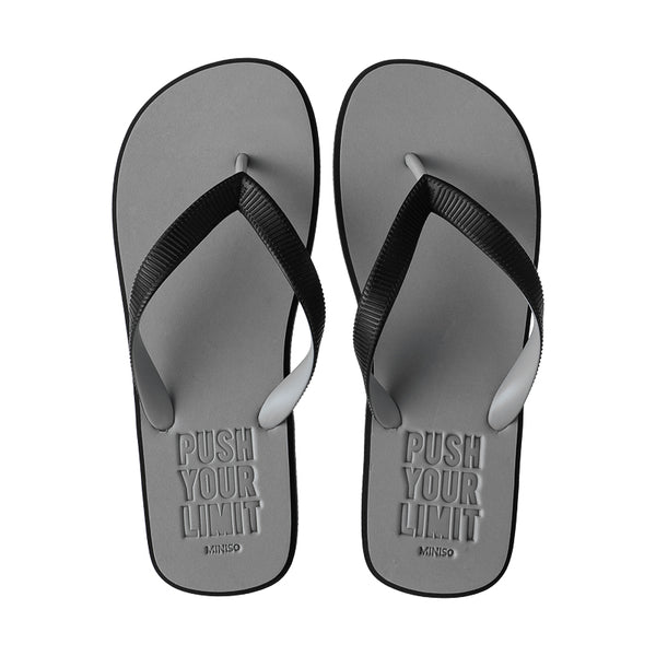 Minimalist Series Men?s Flip Flops (Gray, 41)